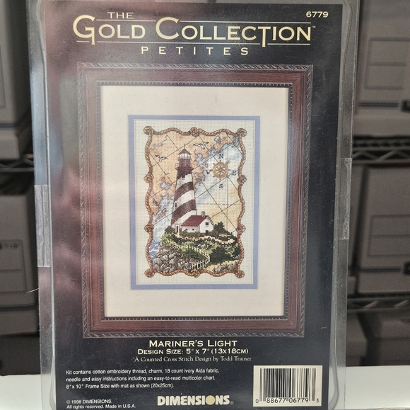 Dimensions Gold Collections Petite Mariner's Light NEW Sealed Cross Stitch - Picture 1 of 6